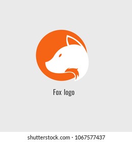 fox Orange logo. modern on white background