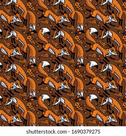 Fox pattern of a. Forest dweller.