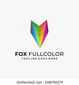 Fox Pen Illustration Vector Template. Suitable for Creative Industry, Multimedia, entertainment, Educations, Shop, and any related business