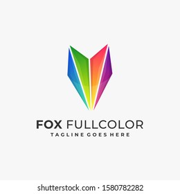 Fox Pen Illustration Vector Template. Suitable for Creative Industry, Multimedia, entertainment, Educations, Shop, and any related business