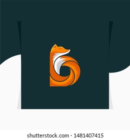 Fox premium logo design concept