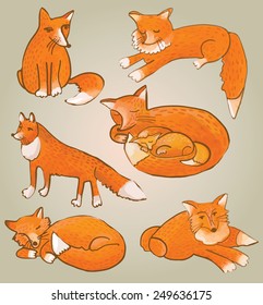 Fox print.