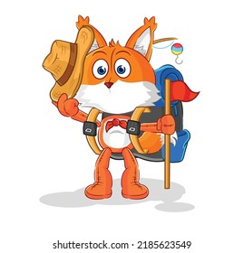 the fox scout vector. cartoon character