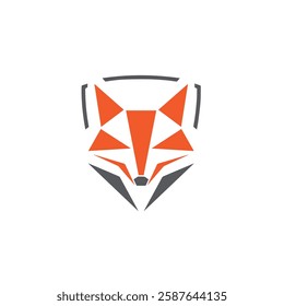 Fox Shield Logo - Bold and Modern Vector Design
