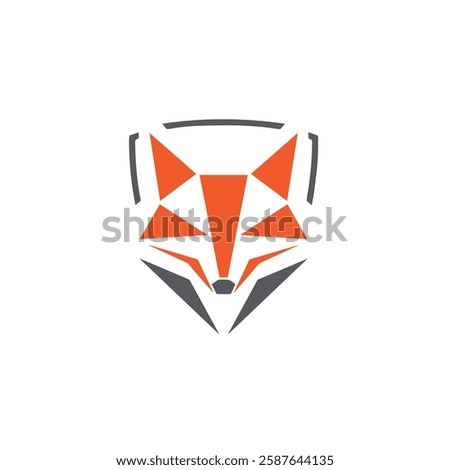 Fox Shield Logo - Bold and Modern Vector Design
