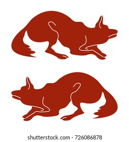 Fox silhouette