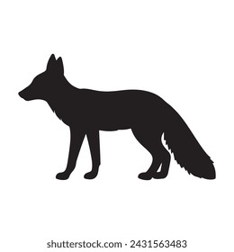 fox silhouette free eps with fully editable
