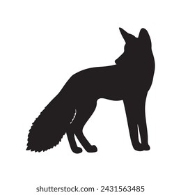 fox silhouette free eps with fully editable