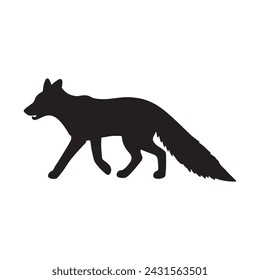 fox silhouette free eps with fully editable
