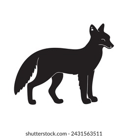 fox silhouette free eps with fully editable
