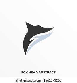 Fox Silhouette Illustration Vector Template, Suitable for Creative Industry, Multimedia, entertainment, Educations, Shop, and any related business
