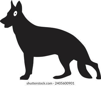 Fox silhouette set - isolated vector images of wild animals