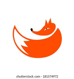 Fox silhouette for your design