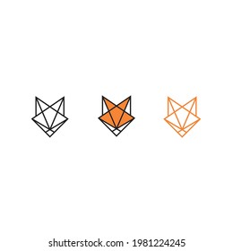 fox simple modern minimalis logo design
