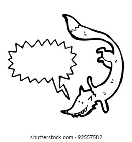 fox with speech bubble fox with speech bubble