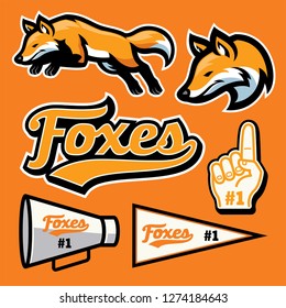 Fox Sport Team Mascot Set