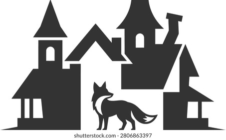 Fox standing in front