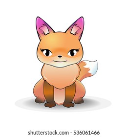 The fox stye cartoon