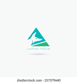 Fox symbol - vector illustration 