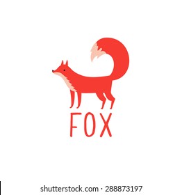 Fox symbol - vector illustration.