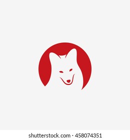 Fox symbol - vector illustration