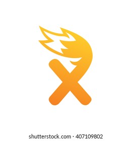 Fox Tail, Animal Fox, Text X Symbol, Orange Fox