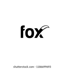 fox tail logo icon designs vector