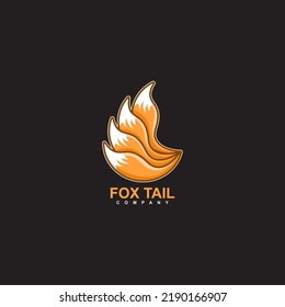 FOX TAIL LOGO WITH WATER OR FIRE SHAPES