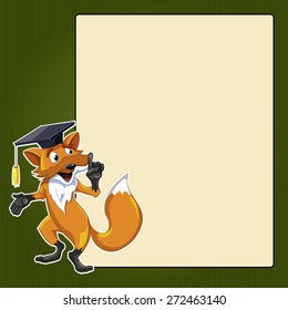 fox teacher pointing top