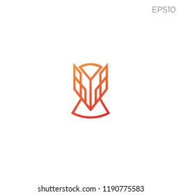 fox technology logo template vector illustration