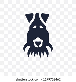 Fox Terrier dog transparent icon. Fox Terrier dog symbol design from Dogs collection. Simple element vector illustration on transparent background.
