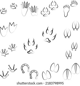 Fox tracks icon in a collection with other items