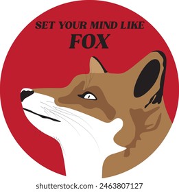 Fox t-shirt design vactor and illustration