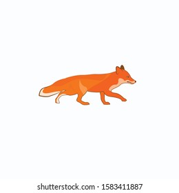 fox unique logo icon design vector concept