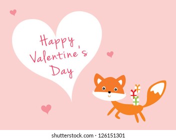 fox valentine greeting