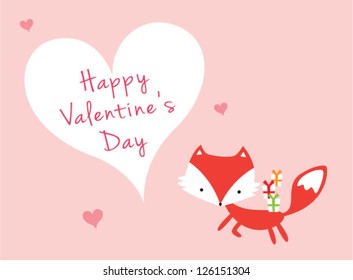 fox valentine greeting