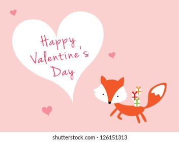 fox valentine greeting
