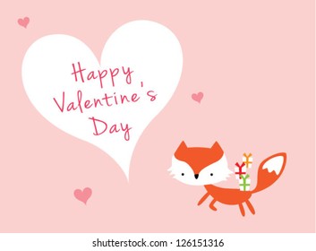 fox valentine greeting
