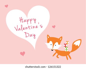fox valentine greeting