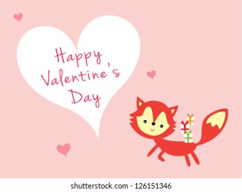 fox valentine greeting