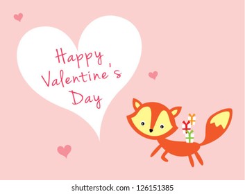 fox valentine greeting