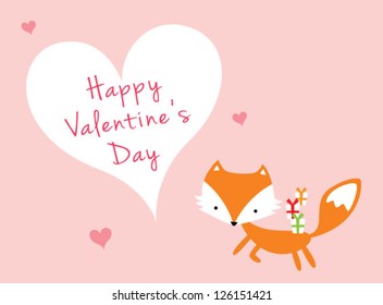 fox valentine greeting