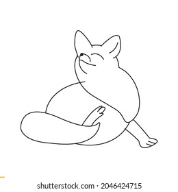 Fox Vector Art Graphics Template For Business And Company