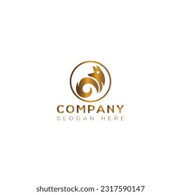 fox vector art logo design