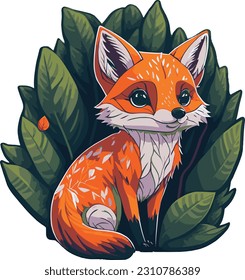 Fox Vector Design for all your decorating needs