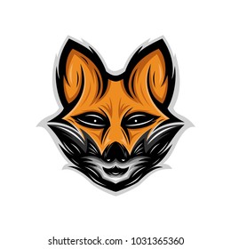 Fox vector design for logo, icon and animal illustration