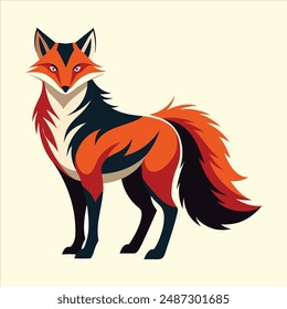 Fox Vector Design Wildlife Animal