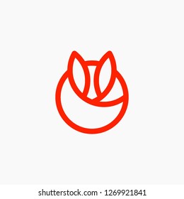 Fox vector icon