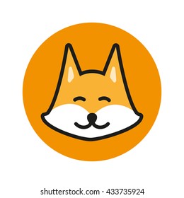 Fox vector icon