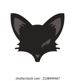 Fox vector icon design illustration template web